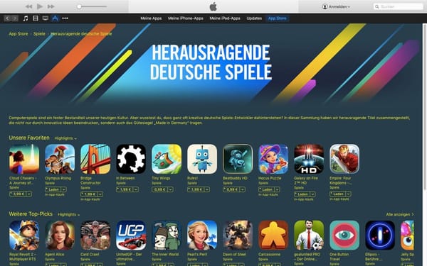AppStore-Feature für deutsche Entwickler