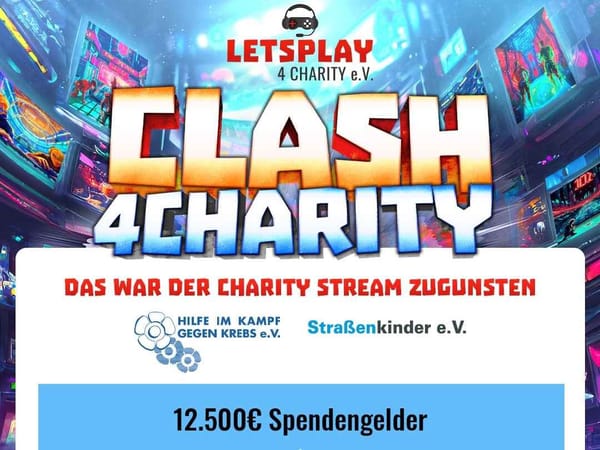 Clash4Charity sammelt über 12.500 Euro an Spendengeldern