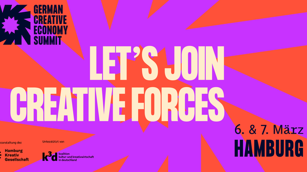 Hamburg bereitet Gipfeltreffen der Kreativbranche vor
