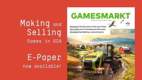 GamesMarkt #465: Gamescom Review, Pico 4 Ultra, Simulation Games