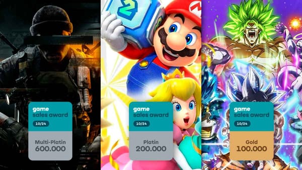 Black Ops 6 Receives Multi-Platinum Award, Two More Awards for Bandai Namco and Nintendo