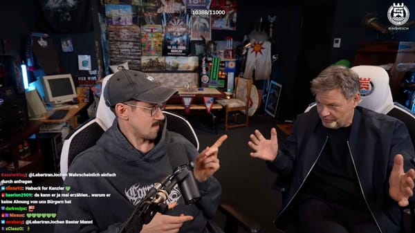 Chancellor Candidate Robert Habeck Visits HandOfBlood