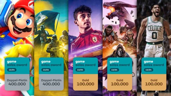 Five Awards for Best-Selling Games in December 2024