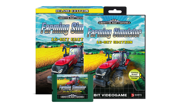 Farming Simulator 16-Bit Edition: Retro Cartridge Collectible from Giants Software and Strictly Limited