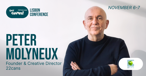 DevGamm Lisbon 2025 Announces Peter Molyneux as Keynote Speaker