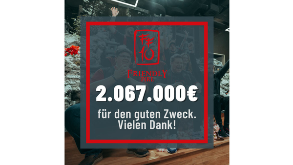 Friendly Fire 10 Breaks 2 Million Euro Donations