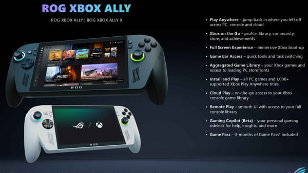 ROG Xbox Ally X and ROG Xbox Ally Will Be Available on 16 October