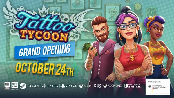 CrazyBunch and HandyGames to Release Tattoo Tycoon in Two Weeks