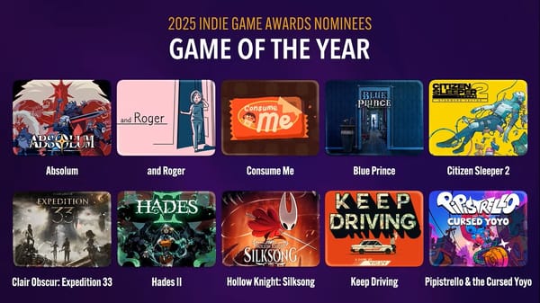 Indie Game Awards 2025 Nominations