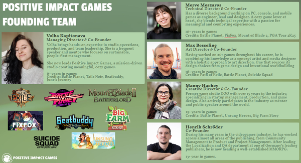 Hamburg Veteran Studio Positive Impact Games Shows The Regreening