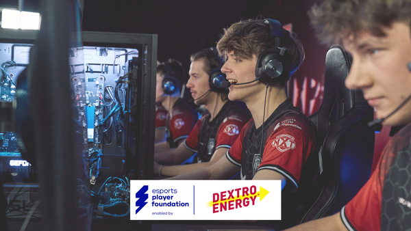 Dextro Energy and esports player foundation Partner Up